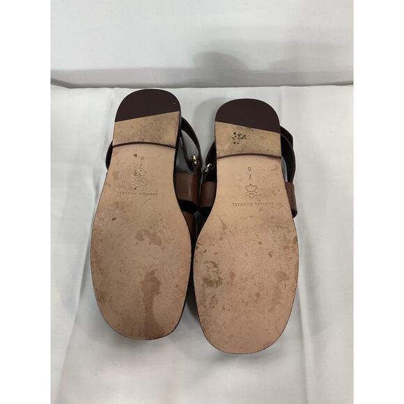 Tuckernuck Espresso Brown 'Vachetta Sawyer' Leather Sandals Size 7 - Picture 5 of 5